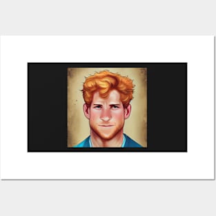 Prince Harry | Comics Style Posters and Art